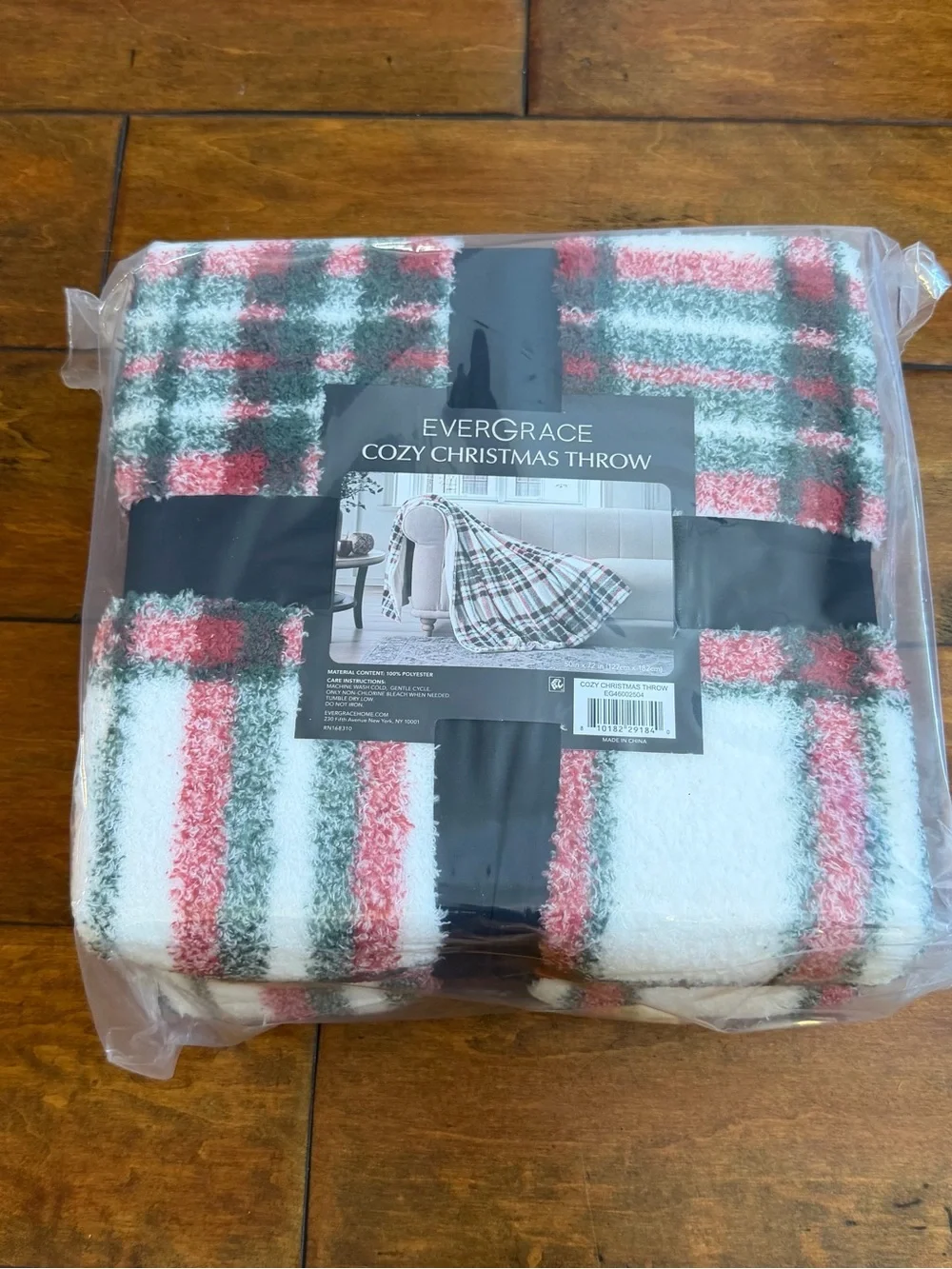 EverGrace Cozy Christmas Throw 50x72” New